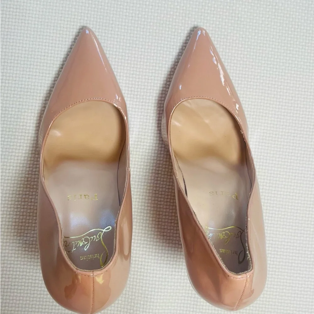 Blush Christian Louboutin So Kate pumps
